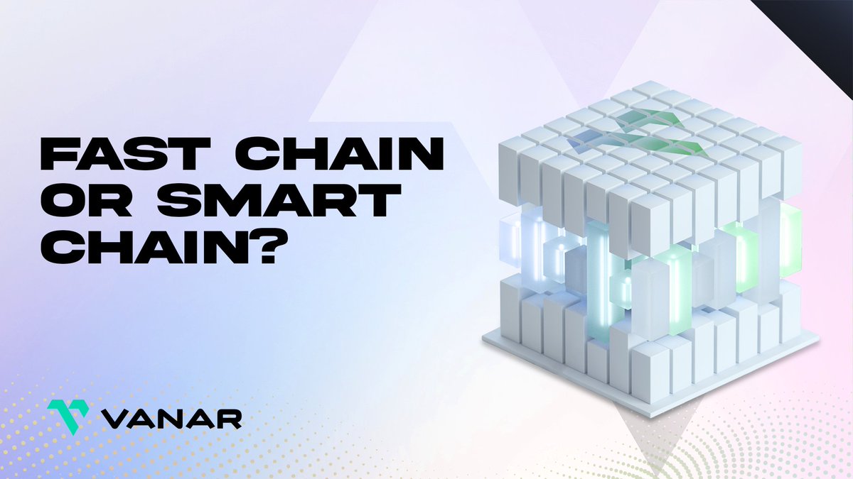 Vanarchain's tweet photo. Fast is cute.
Smart is real.
Which one are you picking? 👇 https://t.co/ypR08flIkV