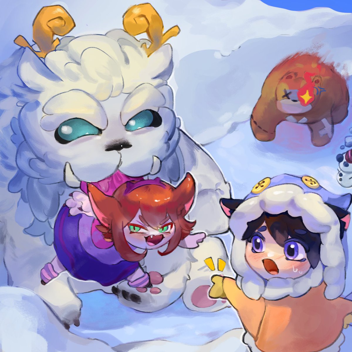OWO_oh_OAO's tweet image. #ArtofLegends #Annie #Nunu
누누 애니