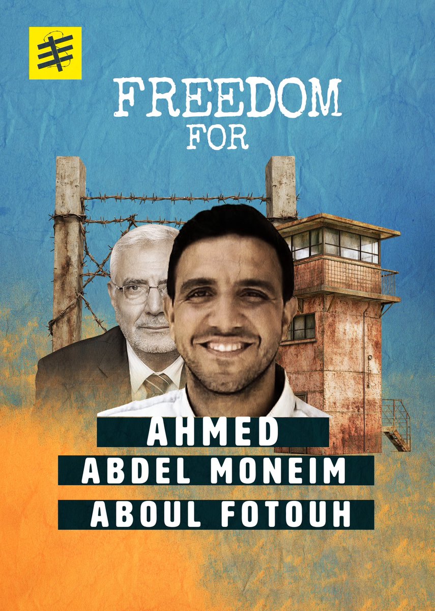 FreeThemAll_'s tweet image. Ahmed Aboul Fotouh was sentenced to five years in prison, placed on the terrorist list, and placed under police probation for five years, beginning after the end of his sentence.
#FreeThemAll
#Egyptian_hell
@Khaledali251
@JMPSimor
@andreas_krieg