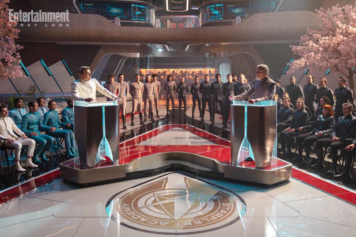 _dblynch's tweet image. Working on S2 of Starfleet Academy while seeing all the hard work from S1 pay off has been surreal. Never thought I’d be a set designer on Star Trek 😭

PS… LOOK AT MY NAME ON THE SPACESHIP 🚀🖖🏾
#StarTrek #StarfleetAcademy #SetDesign #SciFiTV #BlackWomenInFilm #ProductionLife