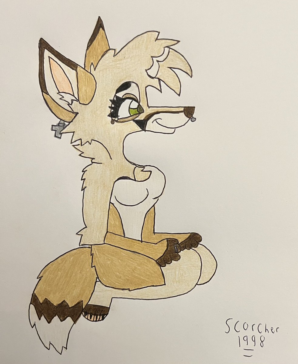 PirateScorcher's tweet image. Art fight 2025 - pretty Raleigh
Attack for coyo_tea of their their anthro fennec fox oc Raleigh sitting pretty
Hope you like it
#artfight #artfight2025 #attack #drawing #oc #furry #anthro #fox #foxgirl #fullbody
