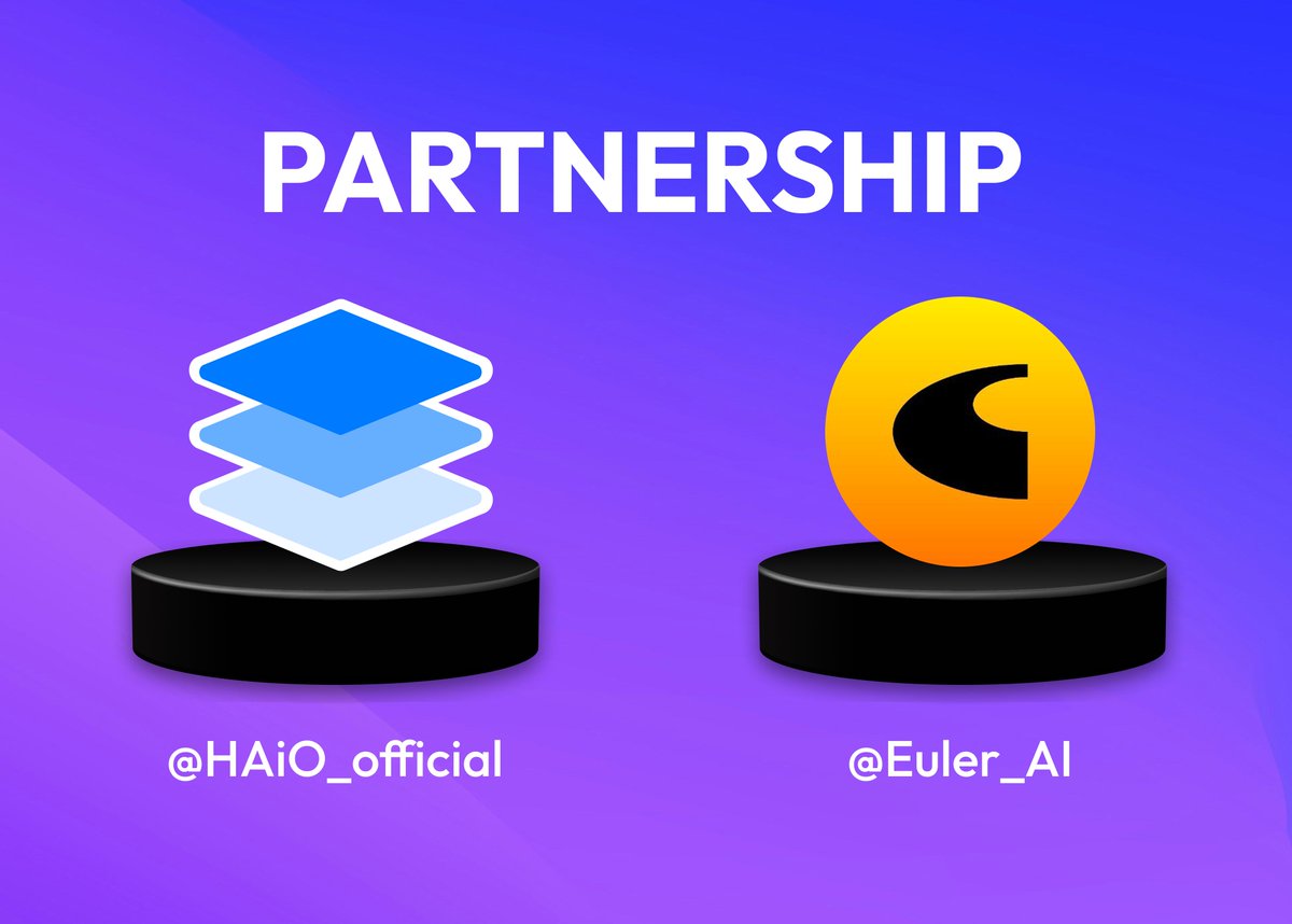 HAiO_Official's tweet image. 🤝 HAiO x @Euler_AI — AI Power Meets Decentralized Compute
We’re teaming up with @Euler_AI .ai — the decentralized AI compute network designed for scalable, open-source AI.
HAiO’s AI Agents for music creation & curation will now explore integration with zk-verifiable,…
