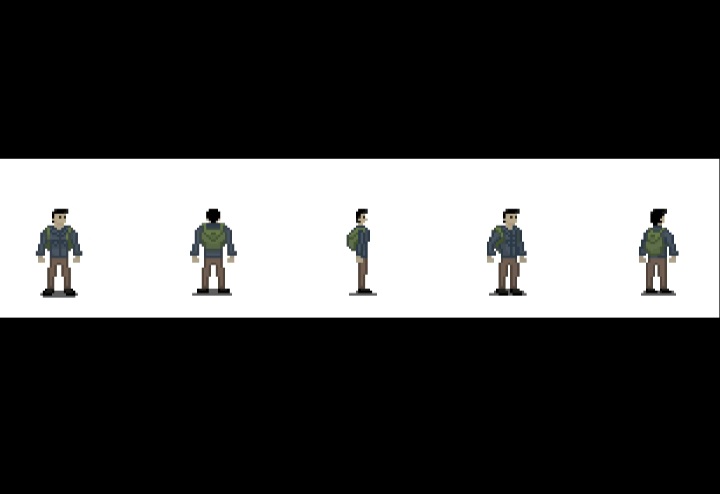 Right now, I'm working on stylizing the character sprites to make animations easier and speed up the development process overall.