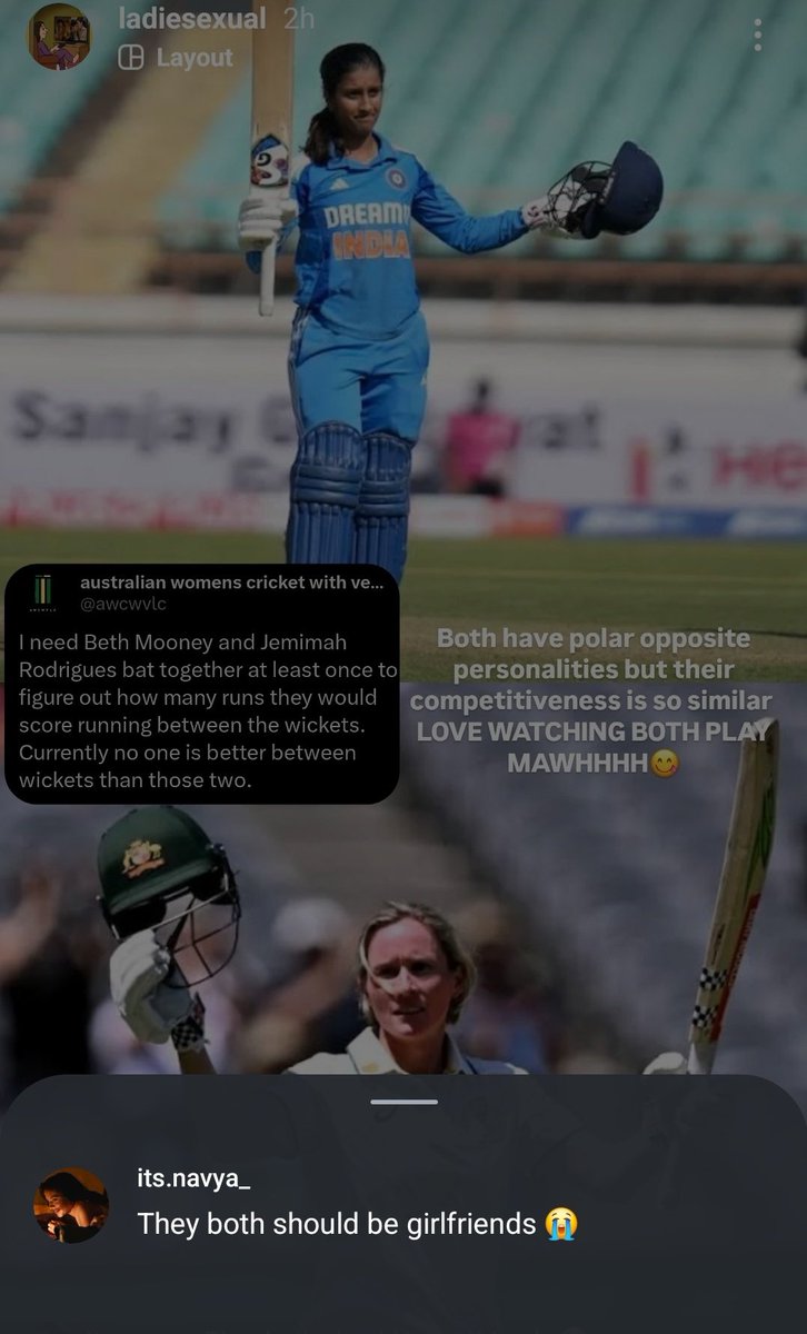 notjemi05's tweet image. everyday i discover a new cricket yuri ship like sure give me that