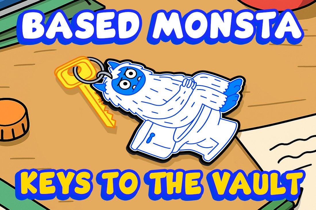 BasedMonsta's tweet image. 🔑 Keys to the Vault mint THIS Thursday – July 31st
Your next shot at the Bonus Vault unlocks this week.
Don’t miss your chance to mint and stay on track for that full 12-key set.