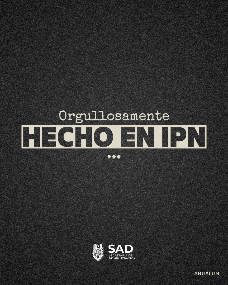 😎 #Politécnicas y #Politécnicos somos el Legado Cardenista en su máxima expresión 
.
#IPN #ComunidadPolitécnica #huélum