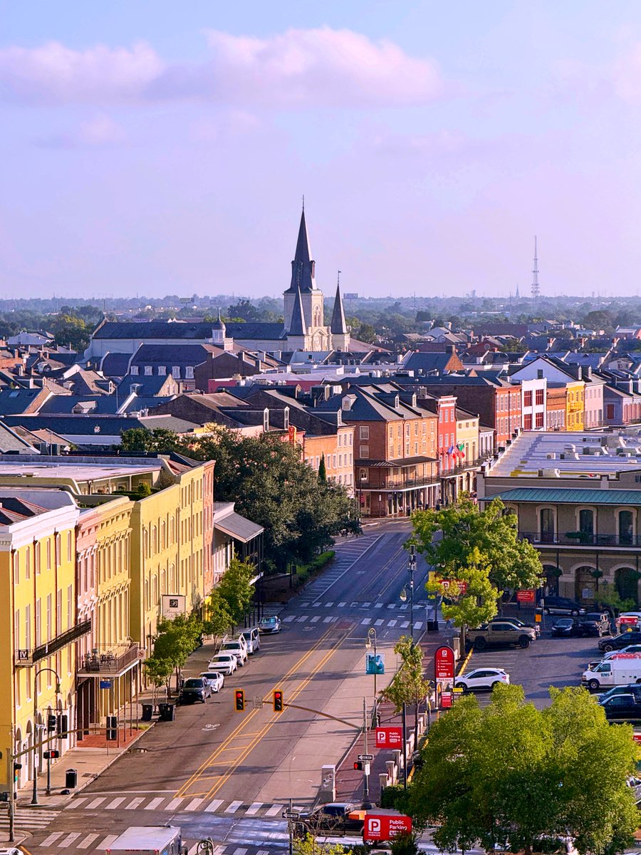 DavidMora's tweet image. New week, new views. Stay cool today, New Orleans! 🌤️🌿⛪️ #lawx #nola