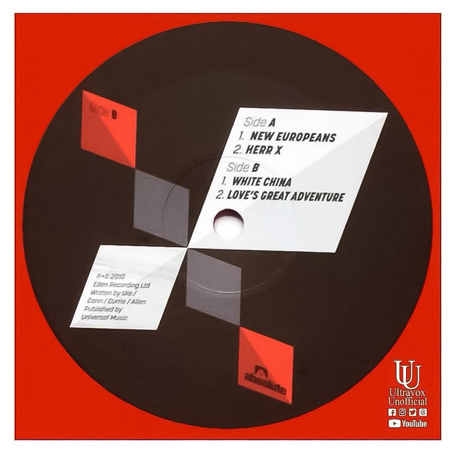 UltravoxU's tweet image. Ultravox &apos;Moments from Eden&apos; (10EDENRL1) artwork 2011.