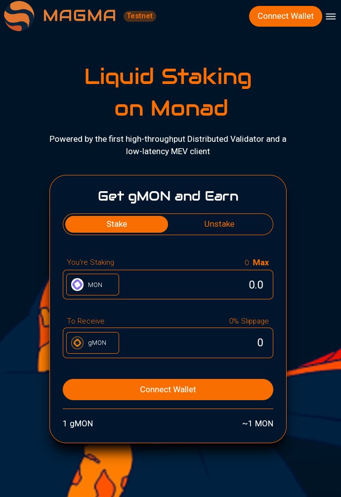 jobocuofweb3's tweet image. 𝗪𝗵𝗮𝘁’𝘀 @MagmaStaking 𝗰𝗼𝗼𝗸𝗶𝗻𝗴 𝘂𝗽 𝗼𝗻 𝗠𝗼𝗻𝗮𝗱?

𝗟𝗲𝘁’𝘀 𝗯𝗿𝗲𝗮𝗸 𝗶𝘁 𝗱𝗼𝘄𝗻! 🚀🧑‍🏫
  
@MagmaStaking is a liquid staking protocol on the Monad blockchain.

It lets users stake their $MON tokens and get $gMON, a liquid staking token (LST) 

This can be used…