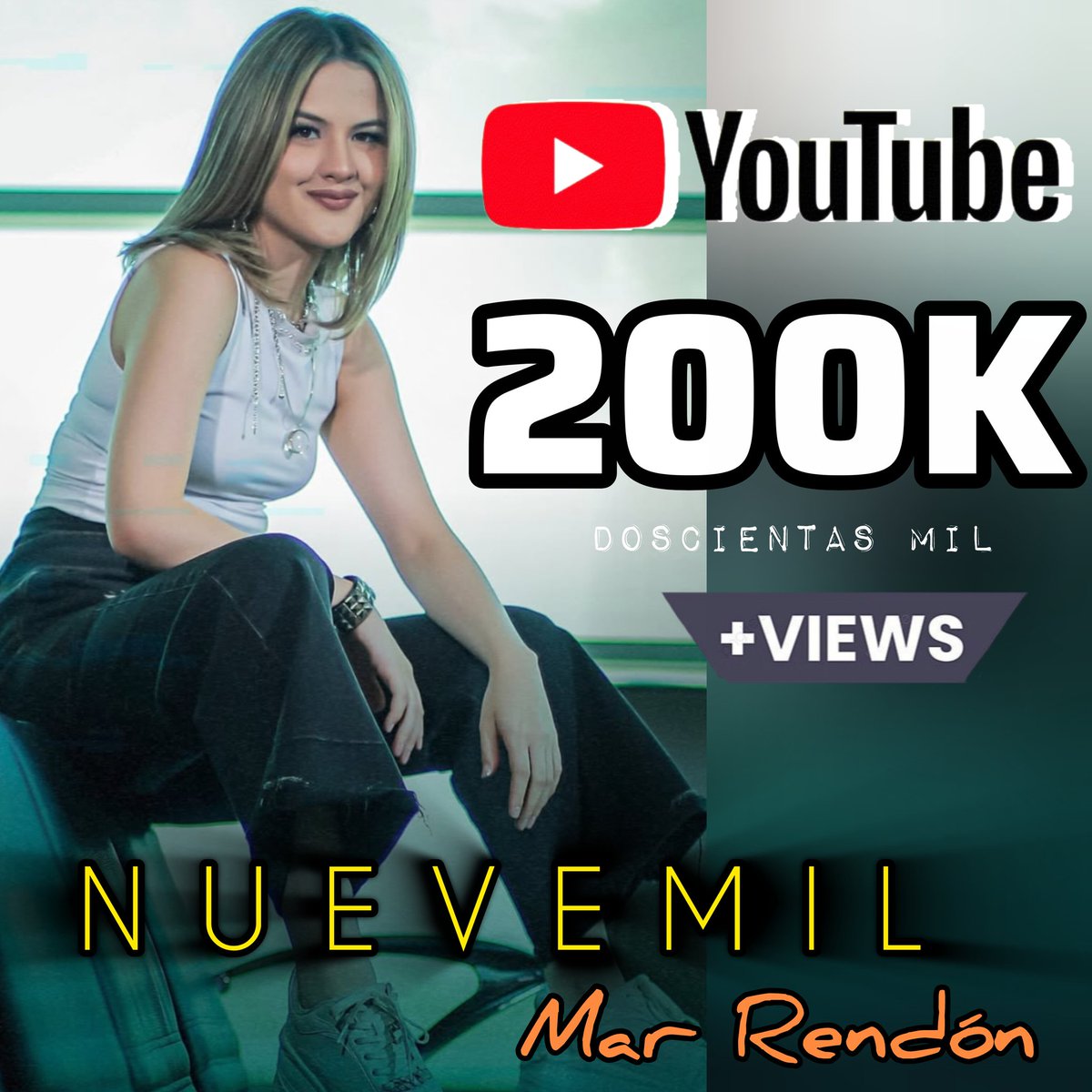 Mar Rendón Campañas (@marrendoncamp) on Twitter photo Buenaaasss... 🌤️
Así se inicia la semana, cumpliendo metas.
NUEVEMIL llegó a las doscientas mil visitas en Youtube...🥳, porque una canción que habla de amor bonito siempre será hermosa.. Felicidades Mar.🥰🫶
<a href="/MarRendonMusica/">Mar Rendón 🩷</a>
youtu.be/-jZbcWynZZE?si… Buenaaasss... 🌤️
Así se inicia la semana, cumpliendo metas.
NUEVEMIL llegó a las doscientas mil visitas en Youtube...🥳, porque una canción que habla de amor bonito siempre será hermosa.. Felicidades Mar.🥰🫶
<a href="/MarRendonMusica/">Mar Rendón 🩷</a>
youtu.be/-jZbcWynZZE?si…