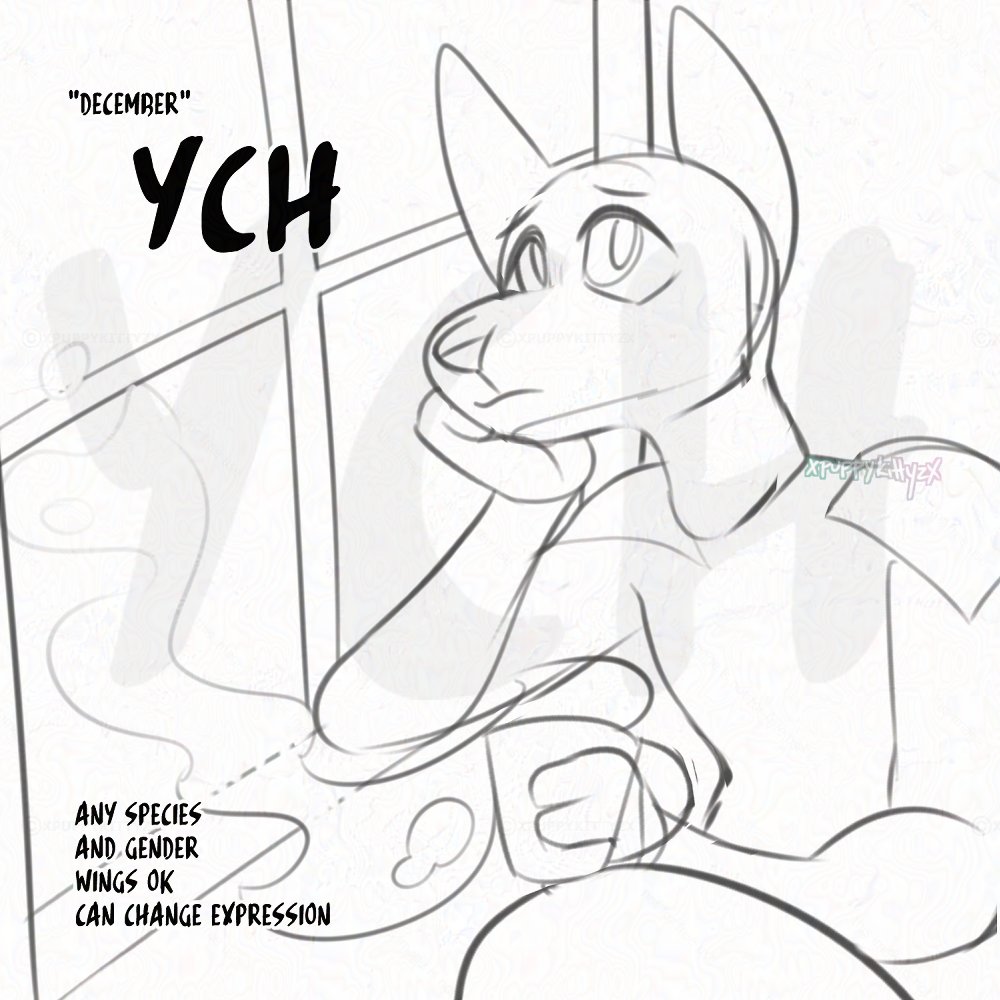 XPUPPYKITTYZX's tweet image. YCH
flat 50 
2 slots left