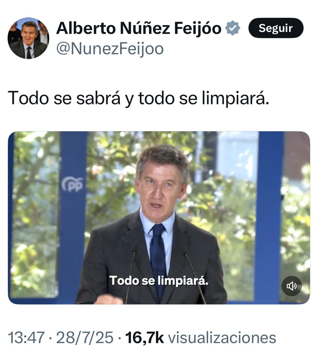 Alberto va a ponerse a fregar Génova 13, el ático dúplex de Isanati, el despacho de Montoro &amp; friends y le va a pasar el plumero a las grabadoras y los informes invent de la Kitchen. 🧹🧹🧹