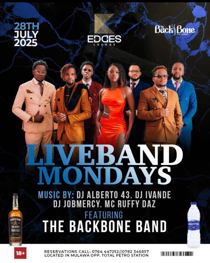 Monday settings!

Don't miss out my people. 
#RedEyeMondays <a href="/Pier1_Ntinda/">Pier One Lounge & Restaurant</a> 

Live Band Mondays at Edges Lounge.