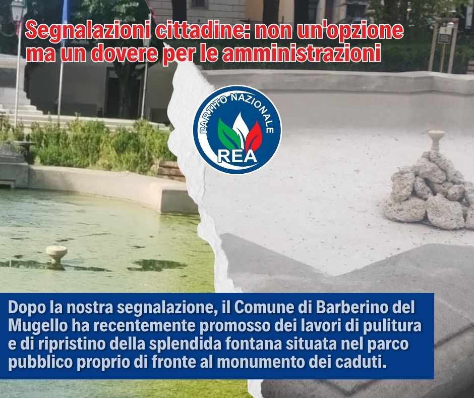 #28luglio Segnalazioni cittadine: non un'opzione, ma un dovere per le amministrazioni
#decoro #degradourbano #manutenzione #parchipubblici

👇👇facebook.com/photo?fbid=107…