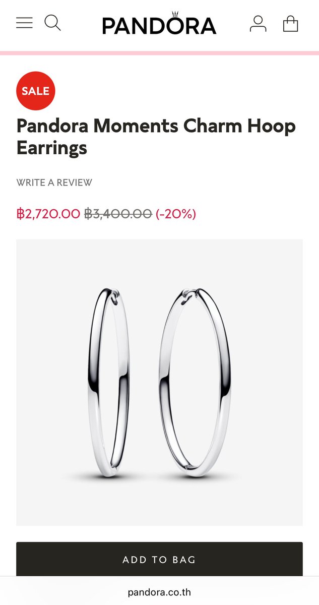 ladaiiil's tweet photo. ❦ ส่งต่อ Pandora Moments Charm Hoop Earrings ต่างหูเงินแท้

price: 650.- (free shipping)
ยังไม่เคยใส่ อปก.ครบ

#ส่งต่อแพนโดร่า #ส่งต่อpandora #แพนโดร่า #pandora #แพนโดร่ามือ2 #pandorathailand #pandoraมือ2 #ตลาดนัดแพนโดร่า https://t.co/TEPzdJ8SLu