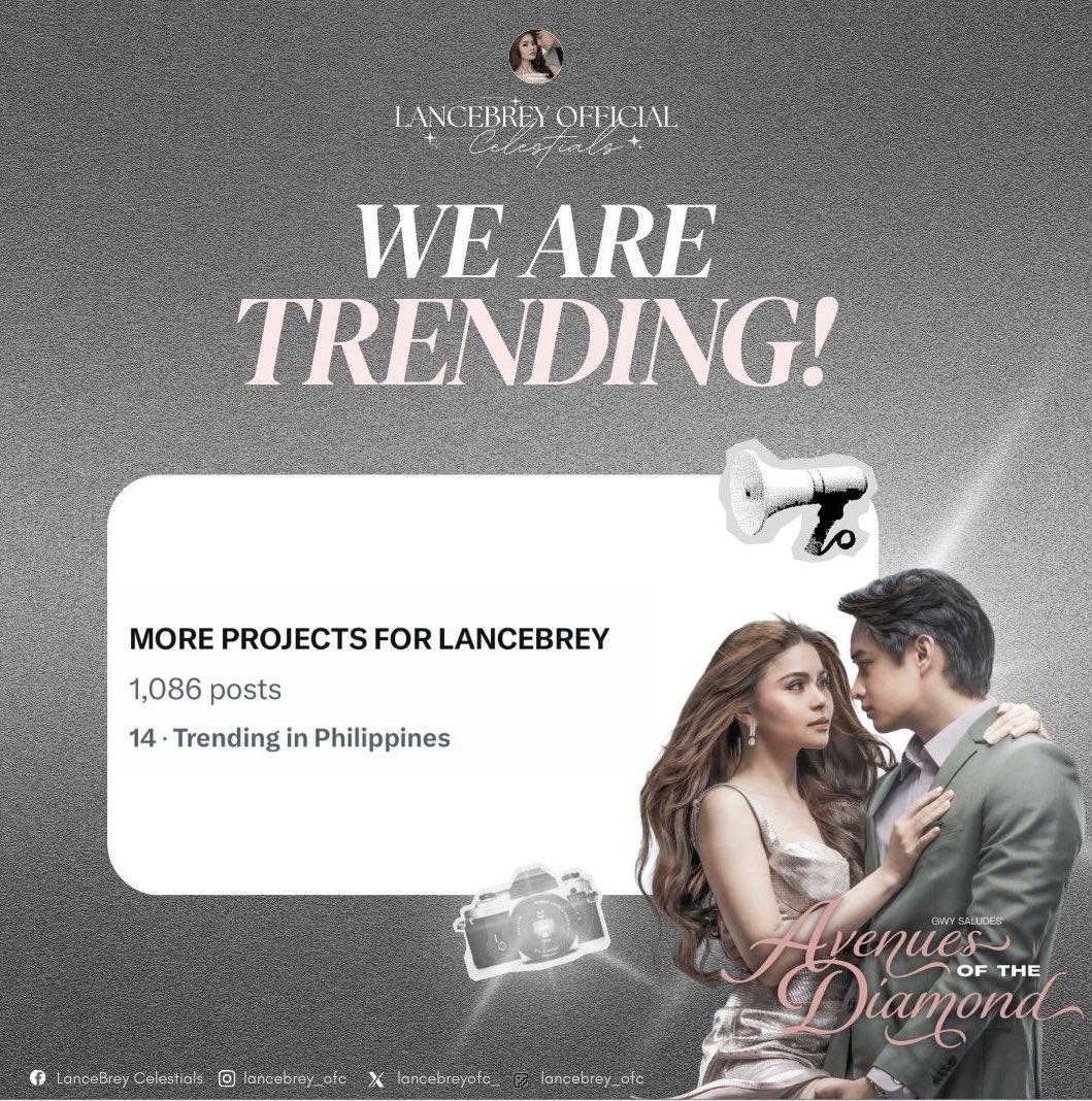 lancebreyofc_'s tweet image. We can feel your energy tonight!
Keep your tweets coming and let’s manifest together!
MORE PROJECTS FOR LANCEBREY
#AubreyCaraan
#LanceCarr
#LanceBrey