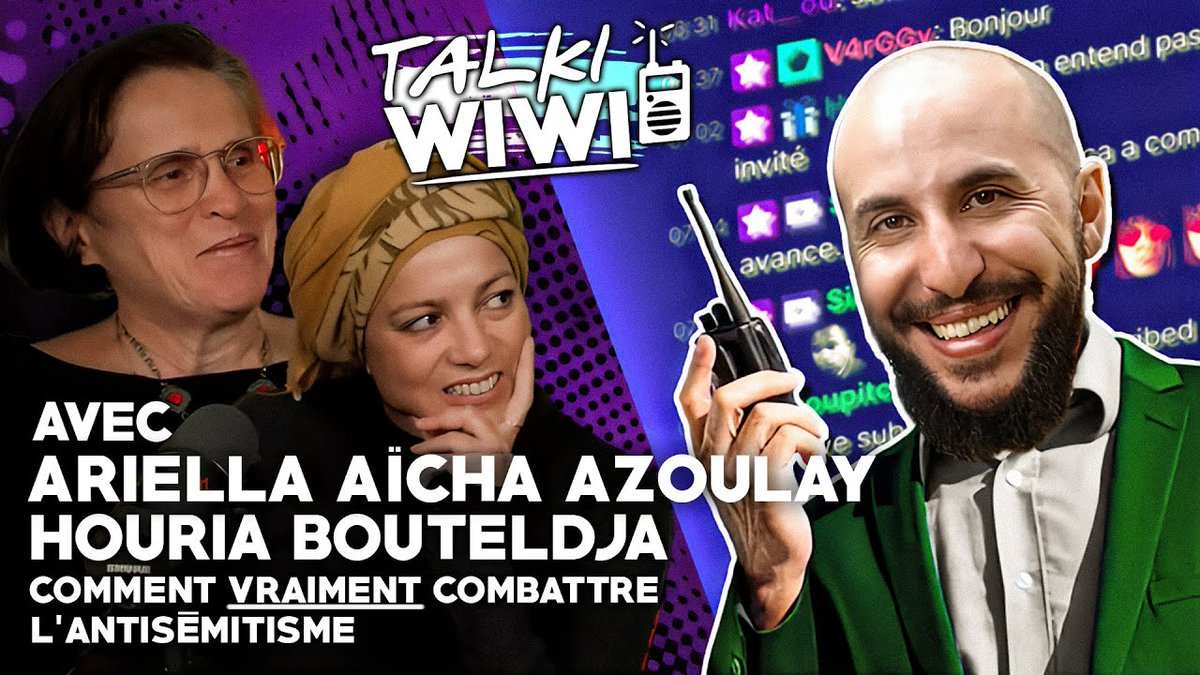 Dans le cinquième numéro c'était double invité ! Houria Bouteldja et Ariella Aïca Azoulay ! On a discuté ensemble de la manière de combattre vraiment l'antisémitisme, et du fait d'être juif ET arabe. 
youtu.be/04v1VcsmkIA?si…