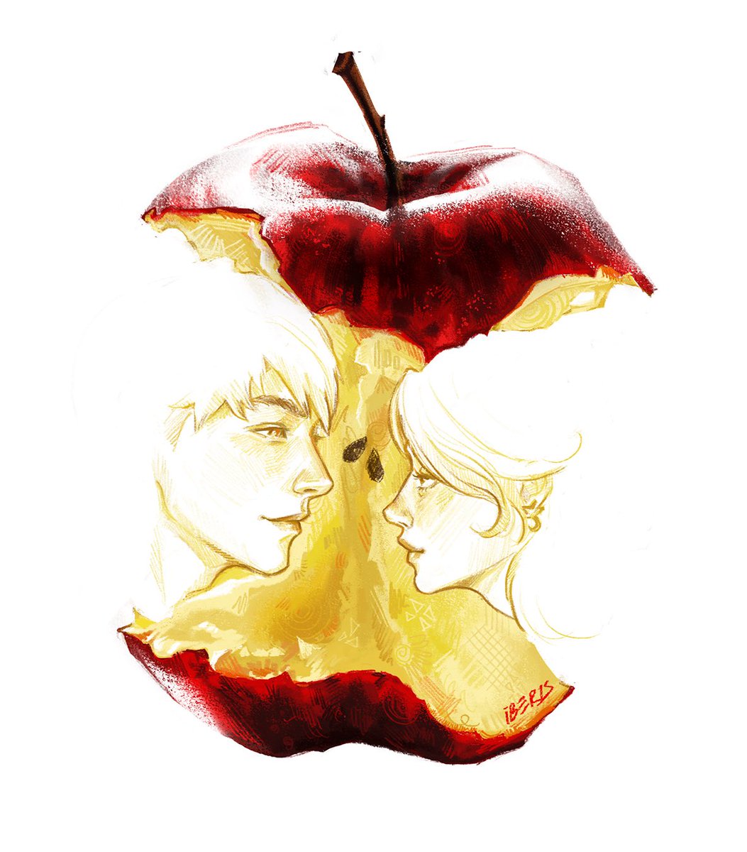 iber1s's tweet image. caleb and mc apple trend!

#appletrend #LoveandDeepspace