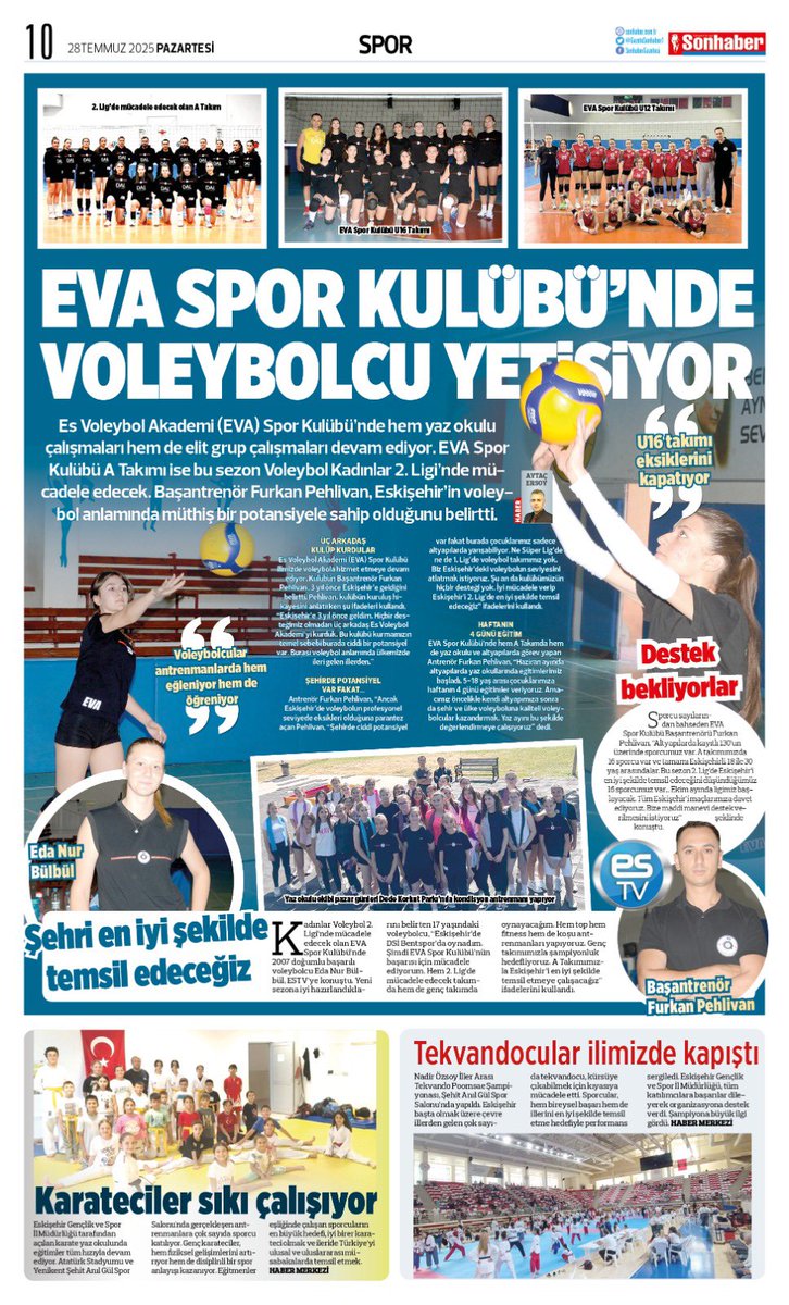 mesut_al's tweet photo. Eskişehir’imizi Kadınlar Voleybol 2.Liginde temsil edecek olan Es Voleybol Akademi SK ya başarılar dilerim.

Tüm hemşerilerimizi Es Voleybol Akademi SK ya destek olmaya davet ediyorum.

Güzel haberleri için de @AytacErsoy a teşekkür ediyorum. Sporun her dalında destekleri için. 

#EVA #EsVoleybolAkademi #eskisehir #eskisehirspor 
@UlasEntok @ayseunluce @CHPKAZIMKURT @DtAhmetAtac