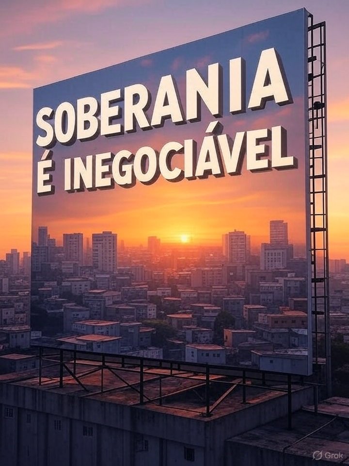 SOBERANIA É INEGOCIÁVEL 

Consigo 200 retuítes aqui?