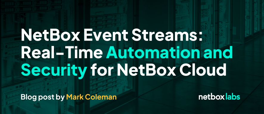NetBoxLabs's tweet image. Last week, we launched NetBox Event Streams for NetBox Cloud customers on AWS!
Network and security teams no longer need to work in silos. Security teams get real-time network changes in their SIEMs, while network engineers skip manual reporting.
Read: hubs.ly/Q03z3gbf0