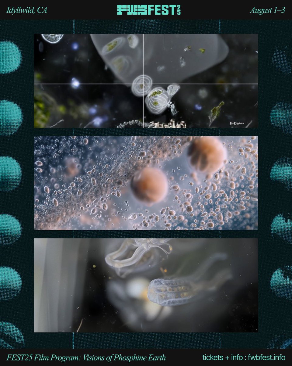 I will be screening my film “Visions of Phosphine Earth” at the <a href="/FWBtweets/">Friends With Benefits</a> FWB Fest this Friday! 

Scientific collaboration with the Kavli Prize winner Dr. Sara Seager &amp; Dr. Iaro Iakubivskyi at MIT

Music by Jessica Shand

Commissioned by Berggruen Institute, Future Humans.