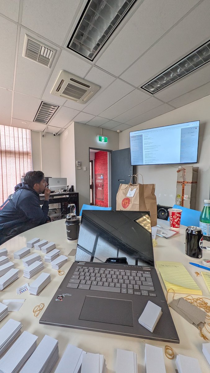 Ryan, Dan, Leigh and Ash pressure testing our in-house software today. At EZYAIR we don't just do air conditioning, we build systems and software which enables our sales, technical, compliance and accounts teams to all work together at the very cutting edge of technology. The