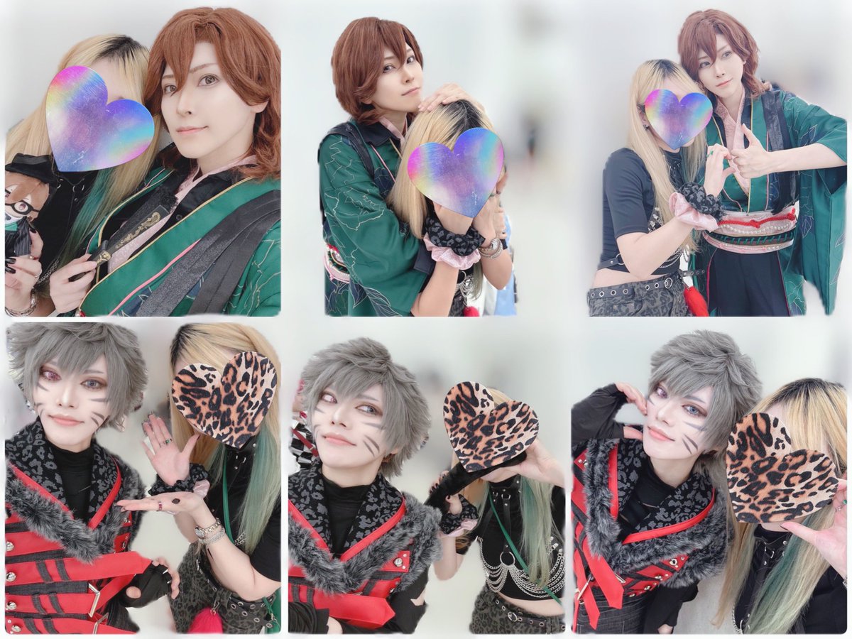 Stars175's tweet image. あとしお二さん💚とむた丸くん♥️とたくさんチェキ（？）撮ってもらった～どメロい💋🫶
