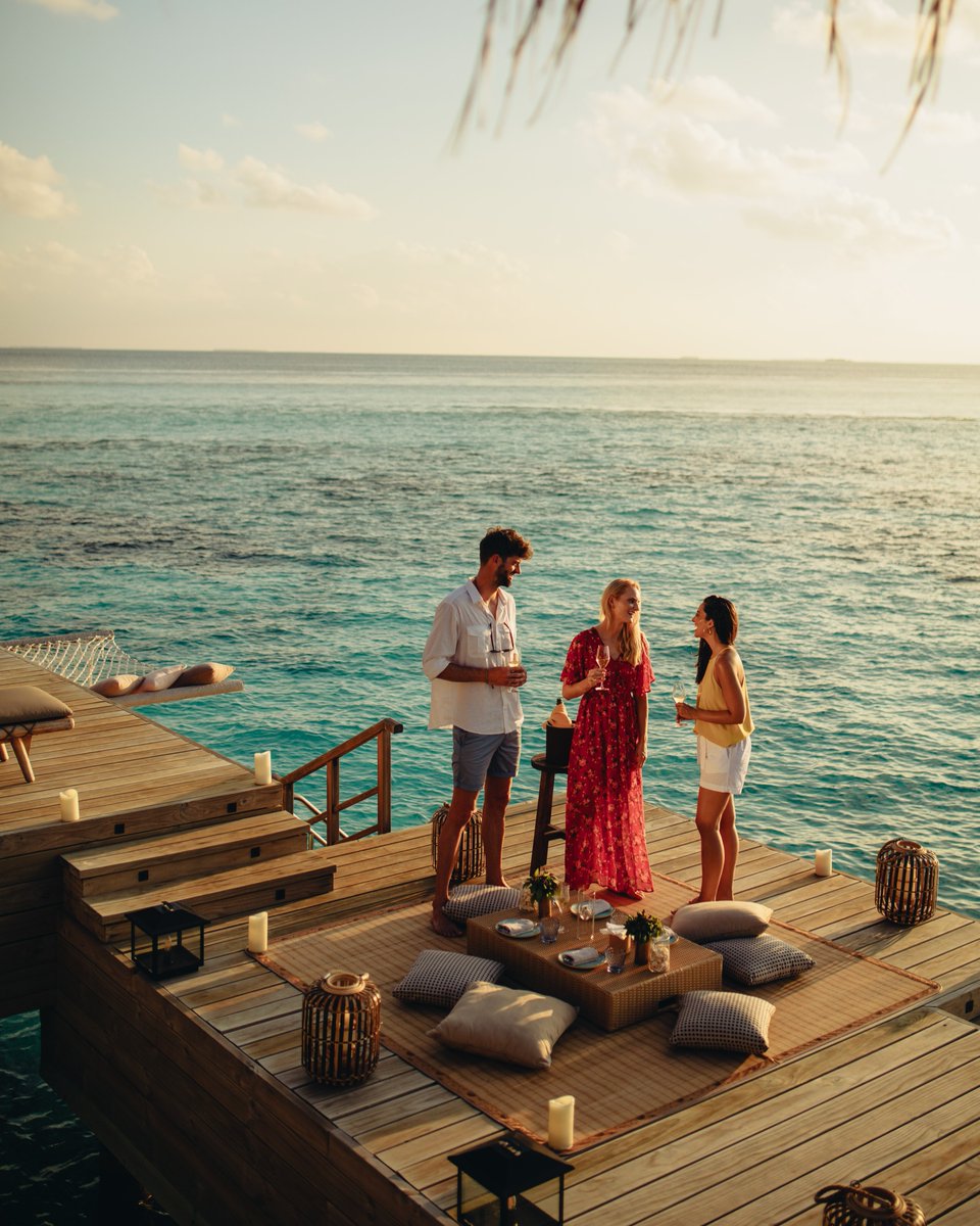 Here by the water's edge, as the sky tilts amber, it feels like even time holds its breath for just a little while.

#JOALIMaldives #JoyofLiving #Maldives #JOALILaDolceVita