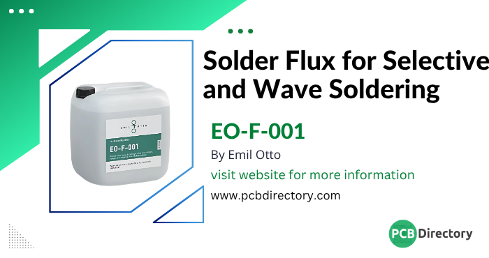 PCB_Directory's tweet image. The EO-F-001 from Emil Otto is an Alcohol and Water-Based No-Clean Solder Flux that is based on a di-carboxylic acid-resin complex and synthetic resin

Download Datasheet: ow.ly/JzVr50WvYqt

#PCBDirectory #News #SolderFlux #NoCleanFlux #SolderingSolutions