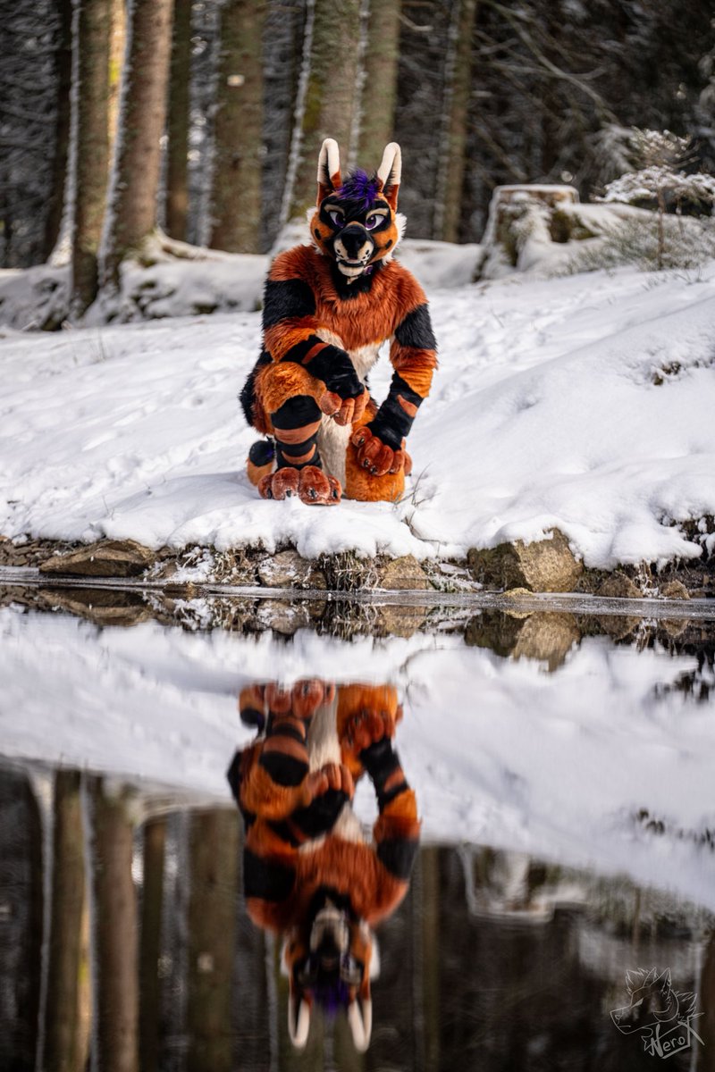 Who says that you can’t post a winter picture during summer time x3 ❄️💜
#MFYMonday

📸: <a href="/fur_nerox/">Nerox</a> 
🪡: <a href="/MadeFurYou/">Made Fur You</a>