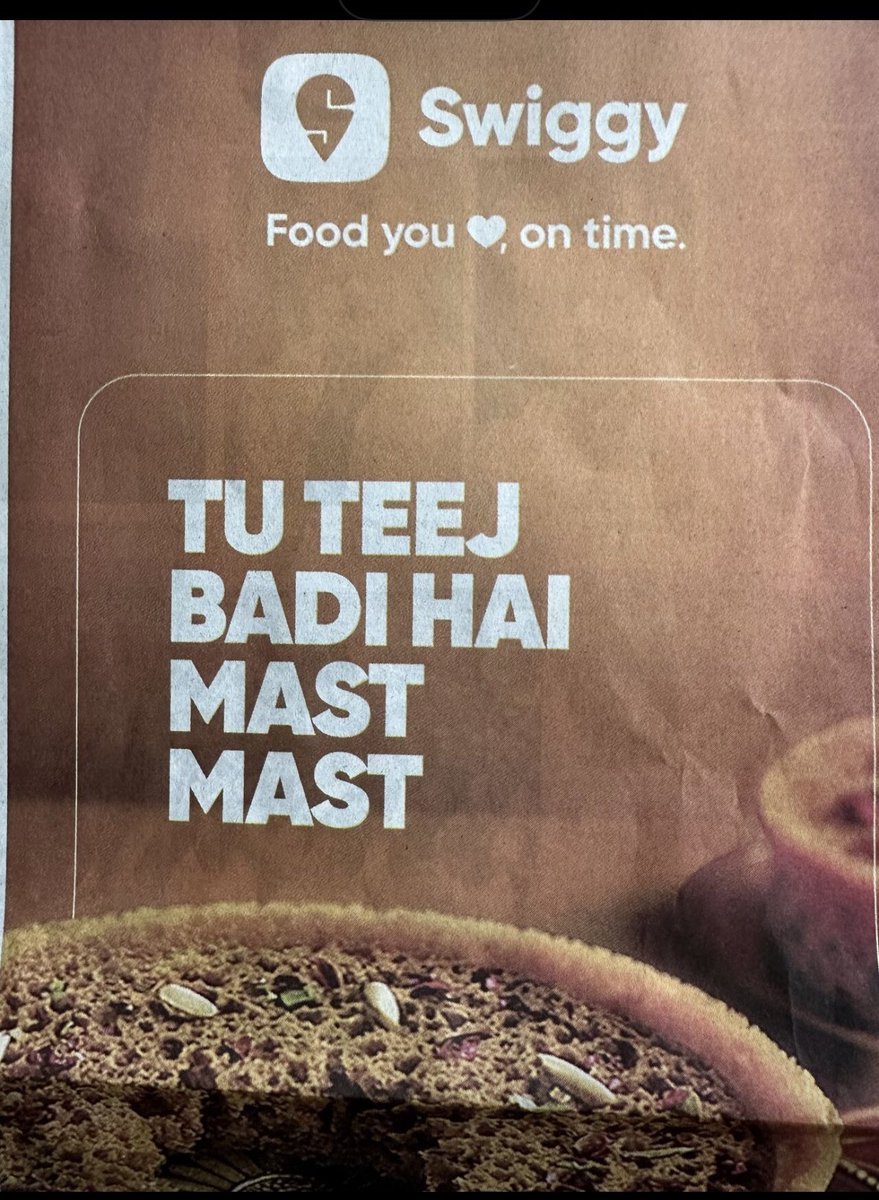 Naresh Gupta (@googlegupta) on Twitter photo Not everything should be joke. Not everything can be seen only with Bollywood item song lens. This one from <a href="/Swiggy/">Swiggy Food</a> is in real bad taste. What a miss. Simple web search world have pointed that Teej is goddess. How tough it is to find this out? Not everything should be joke. Not everything can be seen only with Bollywood item song lens. This one from <a href="/Swiggy/">Swiggy Food</a> is in real bad taste. What a miss. Simple web search world have pointed that Teej is goddess. How tough it is to find this out?