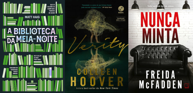 missaolivros's tweet image. 🔥 Novo Cupom • 20% OFF
📚 A Biblioteca da Meia-Noite (R$ 27,96)
👉 amzn.to/4f8niyO
📚 Verity (R$ 31,84)
👉 amzn.to/4o9LBAw
📚 Nunca minta (R$ 31,84)
👉 amzn.to/4lP0fvB
🎟 Aplicado automaticamente