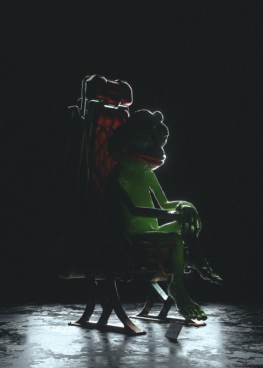 BillyNFTees's tweet image. I feel you are underexposed to @NotablePepes..
time will tell 🐸😉
Pepe's Chair by @dangiuz s1 c7