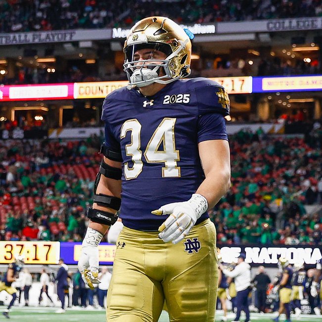 tbhorka's tweet image. 34 days until Notre Dame football ☘️