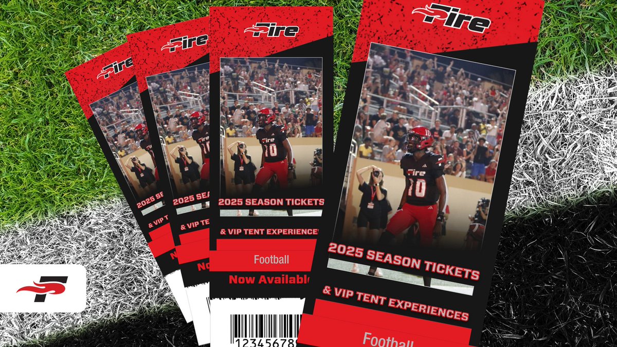 2025 Fire Football Season Tickets and VIP Tent Experiences are LIVE!!

Grab yours TODAY!! bit.ly/4mfLodo

#FuelTheFire🔥 #TheRightWaytoPlay