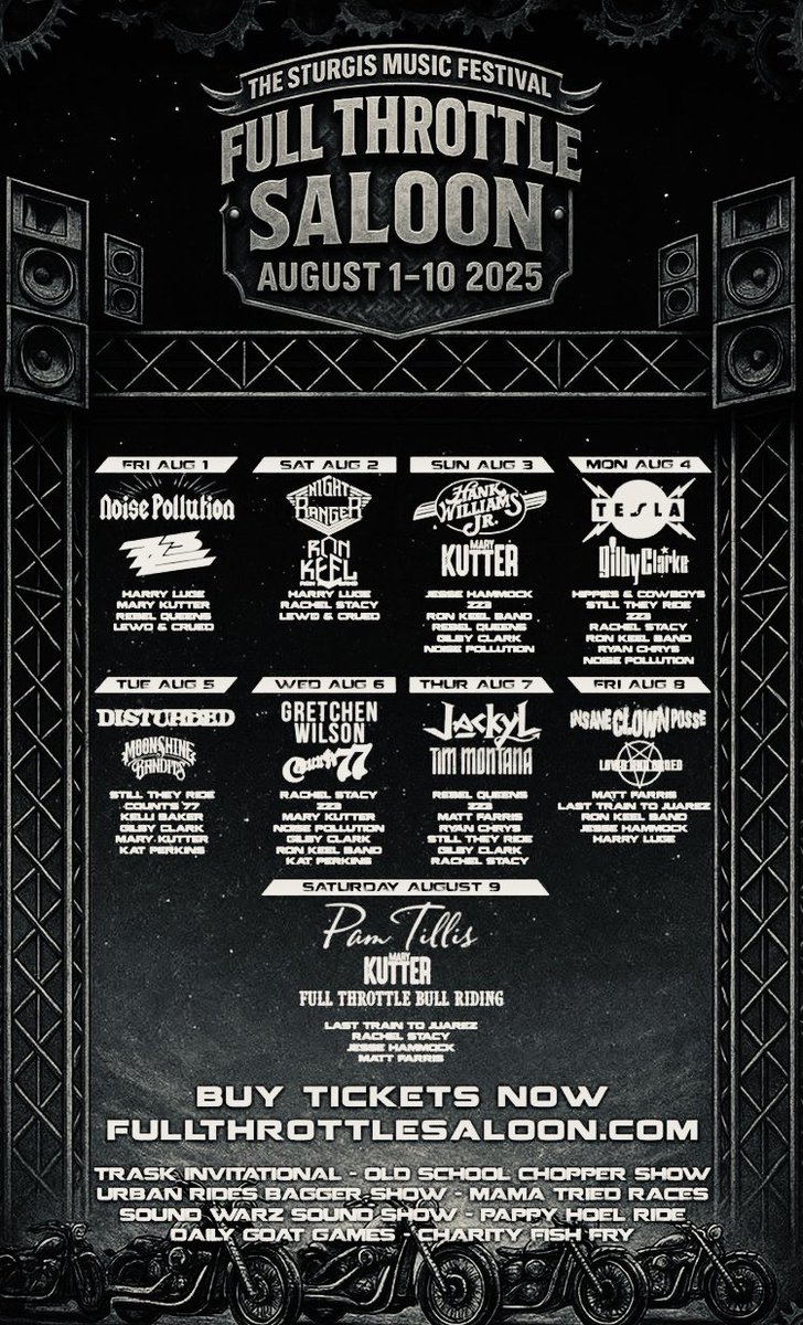 zito_john's tweet image. NEXT WEEK!! Count’s 77 Tuesday, August 5th FTS indoor stage & Wednesday, August 6th main stage w/ Gretchen Wilson💥