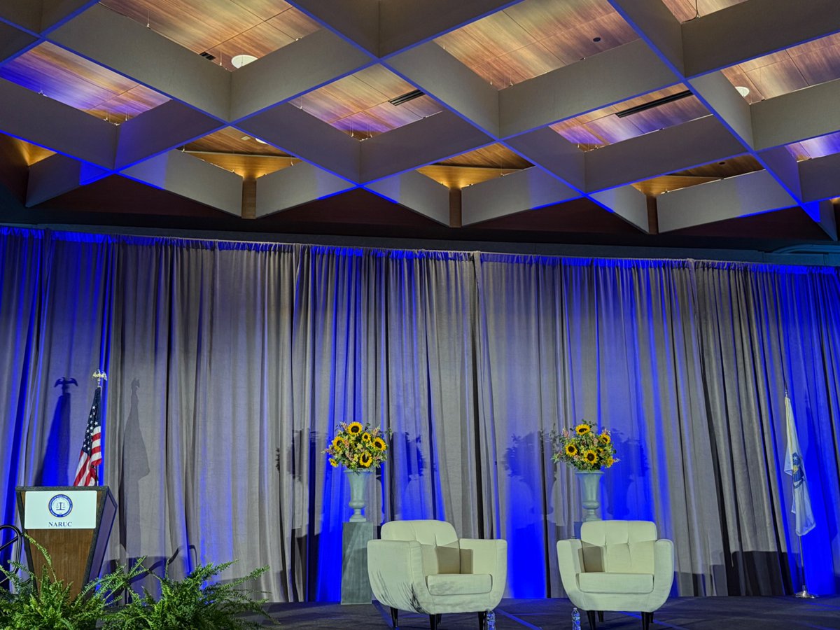 NARUC's tweet image. The opening general session is about to start! #NARUCSUMMER25