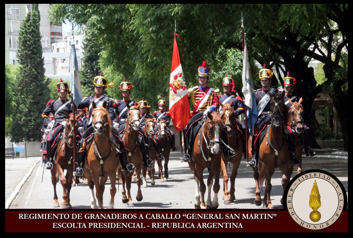 Granaderosarg's tweet image. ANIVERSARIO DE LA INDEPENDENCIA DEL PERÚ
Hacemos llegar nuestros saludos a la hermana República en tan importante fecha. 🇦🇷🇵🇪
#Granaderos #Granadero #HerederosDelLibertador #UnRegimientoConHistoria #SomosHistoriaViva