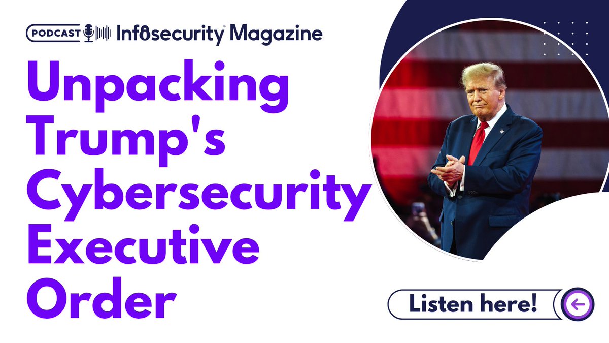 Infosecurity Europe (@infosecurity) on Twitter photo Trump’s new Cybersecurity Executive Order marks a major shift in U.S. cyber policy.
In the latest episode of <a href="/InfosecurityMag/">Infosecurity Magazine</a>’s podcast, experts break down the 2025 EO, which includes major rollbacks to Biden’s January 2025 order.
Listen now for a deep dive into how the U.S. Trump’s new Cybersecurity Executive Order marks a major shift in U.S. cyber policy.
In the latest episode of <a href="/InfosecurityMag/">Infosecurity Magazine</a>’s podcast, experts break down the 2025 EO, which includes major rollbacks to Biden’s January 2025 order.
Listen now for a deep dive into how the U.S.
