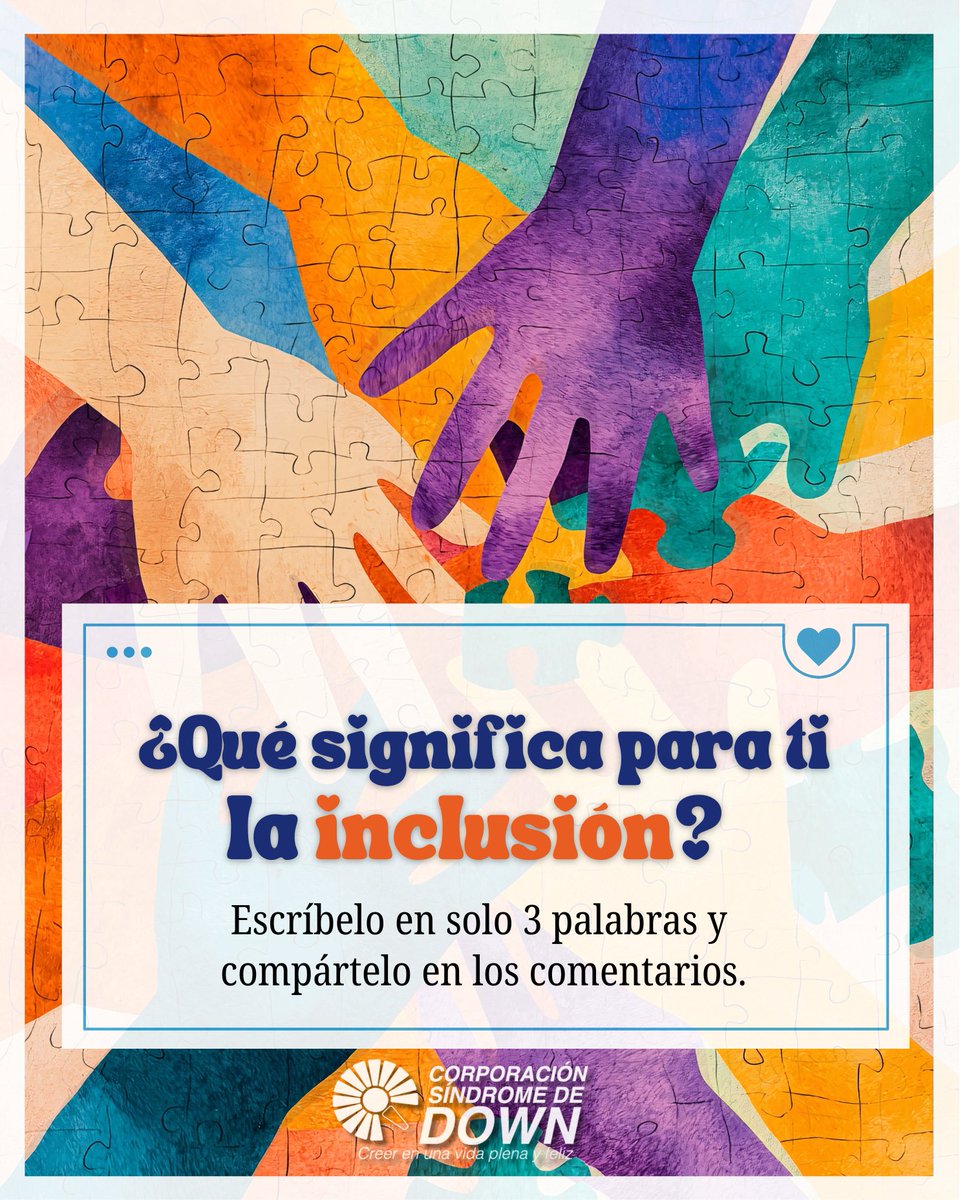corpdown's tweet image. 💬 ¿Qué significa para ti la inclusión?
Creemos que la #inclusión se construye con acciones, respeto y amor. 💛💙🧡
Hoy queremos leerte: escríbelo en solo 3 palabras y compártelo con nosotros en los comentarios.
👇 ¡Tu voz también construye una sociedad más justa y empática!