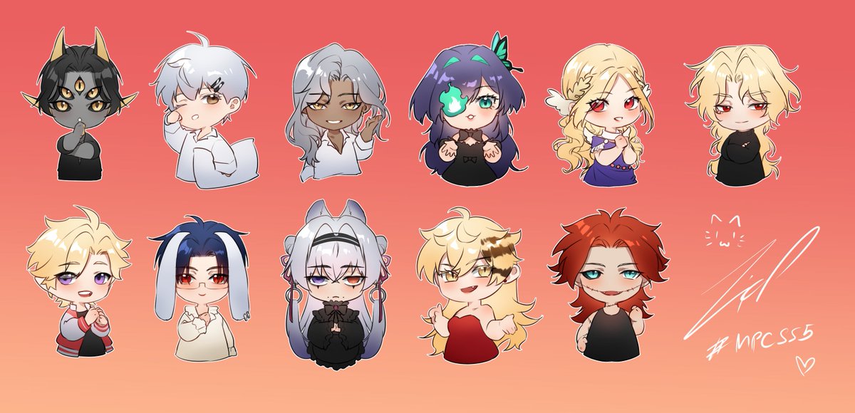 MPC_Masakari's tweet image. #MPC_CC #MPC5event2 

(แวบมาแปะจิบิสมาชิกชมรมคิวปิดส่วนหนึ่งที่นำไปใช้ทำการ์ดของรางวัลบูธ ขอบพระคุณทุกท่านที่ให้ยืมตัวมาวาด (แบบมัดมือชกนิดๆ-) มา ณ ที่นี้ ❤️)