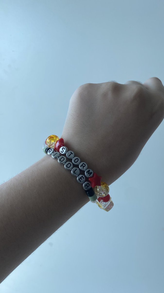 Louplht's tweet image. Made a riddler bracelet!!!! Now i have one for each of my men &amp;gt;:3