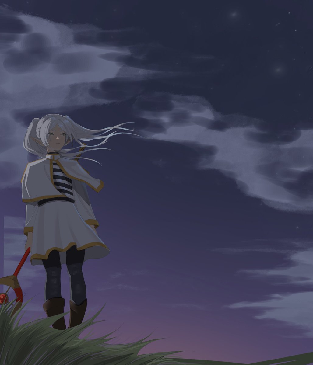 Chequayveon's tweet image. Frieren #art #artmoots #frierenbeyondendsjourney