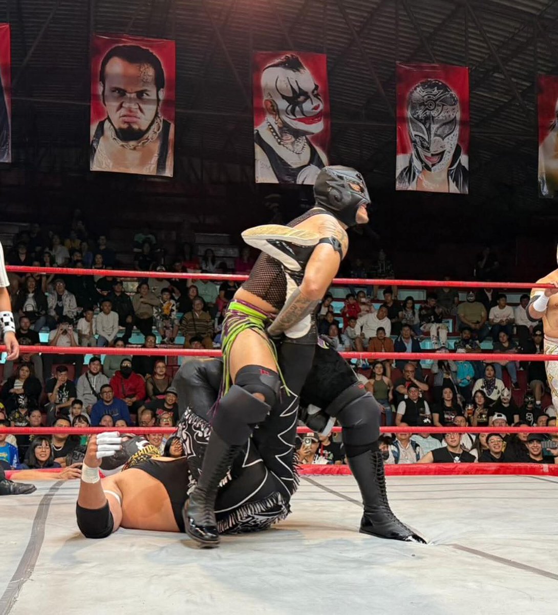 LaTijeraLucha's tweet photo. Una súper lucha estelar con gran alternativa indy de #PromocionesAsame en la #ArenaLopezMateos,el triunfo es para #Mistico y #SeptimoDragon ante #AngelDeOro y #JefeDelNorte,un encuentro que hizo vibrar desde la presentación de los consentidos cantando su entrada de @caristicomx https://t.co/NMrgLSmw7i