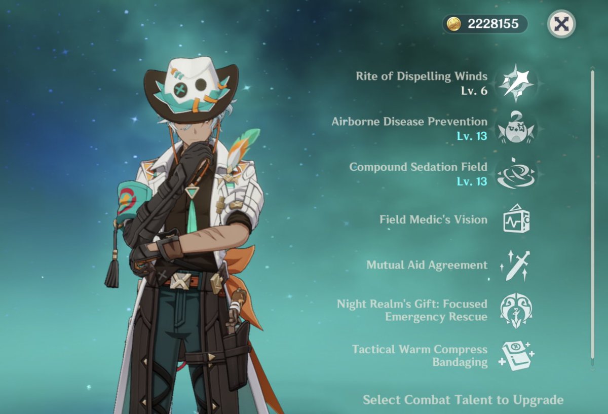 IfaDose's tweet image. If i had a nickel for everytime i fell in love with and invested into a niche 4 star tan skin male character i would have 2 nickels, which isn’t much but it’s weird that it happened twice