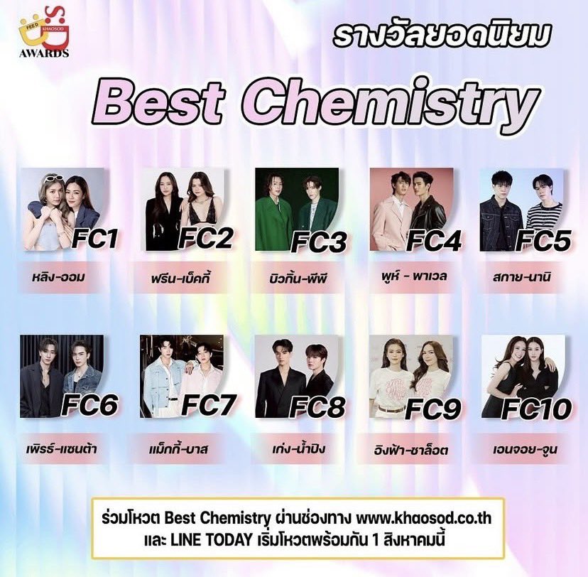 Pn_543's tweet image. #เอนจอยจูน ได้รับการเสนอชื่อเข้าชิงรางวัล Best Chemistry ในงาน FEED X KHAOSOD AWARDS 2025
ขอเรียนเชิญแฟนๆ ทุกท่านร่วมเป็นส่วนหนึ่งในการสนับสนุน ด้วยการโหวตให้ทั้งสองผ่านทางเว็บไซต์ khaosod.co.th

📌 เปิดโหวตตั้งแต่วันที่ 1 สิงหาคม – 8 กันยายน 2568 เวลา 23.59 น.…