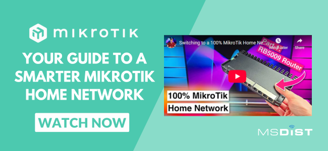 We teamed up with Cameron Gray to explore his switch to a 100% MikroTik home network. Check out his video series and setup breakdown 👉 loom.ly/zQfhoyE

Shop MikroTik here: loom.ly/lHbyHyE