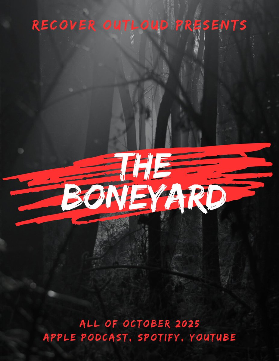 RecOutLoud's tweet image. #theboneyard is back on Recover Outloud. This year I will be focusing on Practicing Witches, Practicing Pagans, Practicing Voodoo Doctors, Practicing Satanists, and Skeptics. All throughout the month of October the gates of the Boneyard will be open.