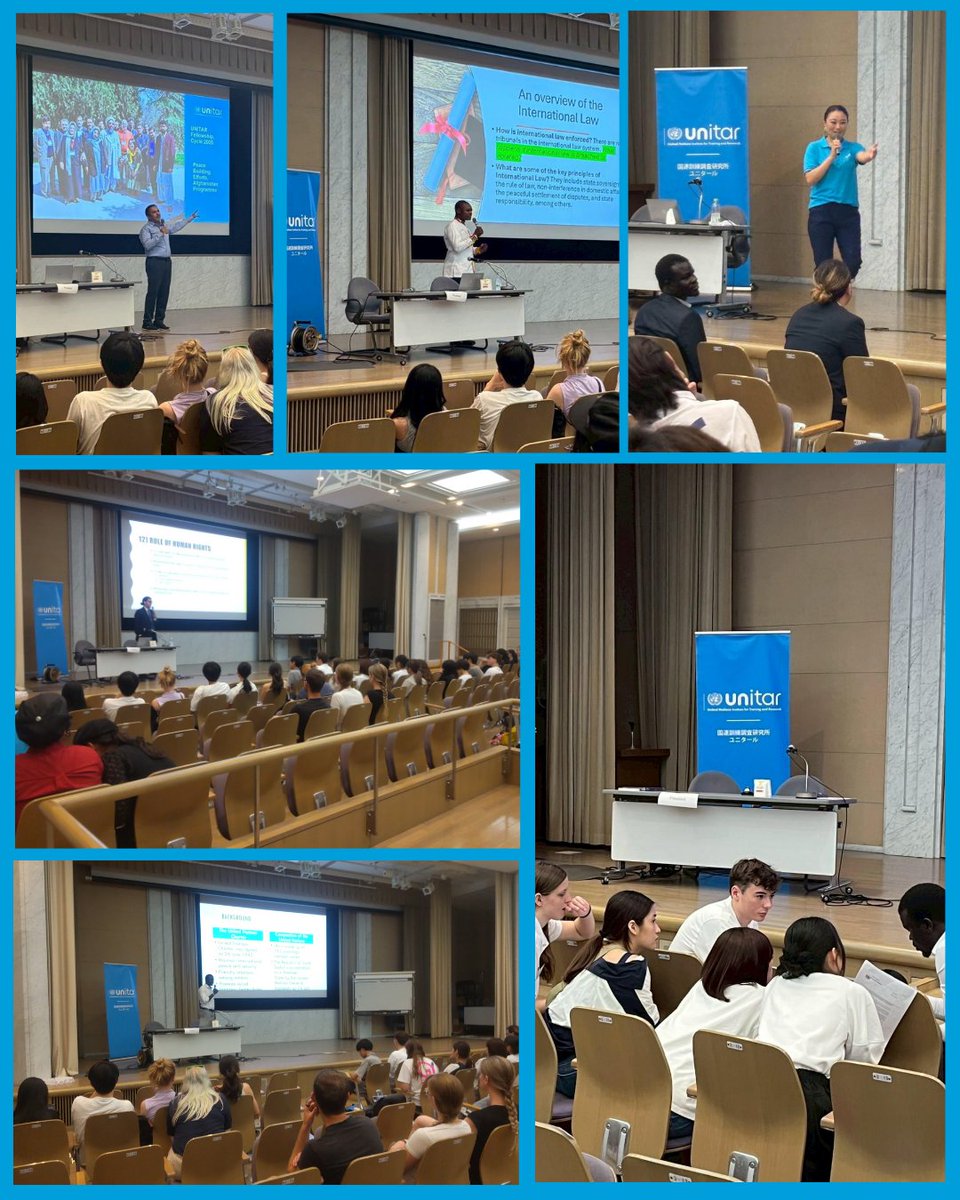 7月27日 日本青年会議所が実施する「グルーバルユース大使育成事業」のプログラムの中で、国際的な安全保障と平和を維持する役割をもつ国連の機能や活動内容について、国内外から広島を訪れている中高生約40人を対象にセッションを行いました。 

#講演依頼 #国連ユニタール協会